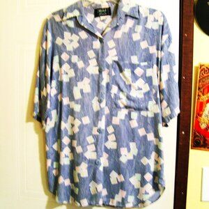 LIGHT BLUE 80'S SHIRT M